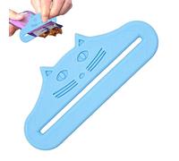 Kawiithn Cat Food Pouch Squeezer, 3D Printing Cat Treat Squeezer, Easy Dispensing Portable Feeding Pouch Squeezers Sauce Bag Scraper for Sauce Bag Home Kitchen Kittens Dogs Pet Lovers Cooking Eating