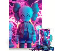 Kaws Aesthetic 1000 Piece Puzzle For Teenagers Brain Exercise Snug Cut Home Activity Classic Xmas Gift (50x75cm)