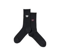 KAWS x Uniqlo x Warhol embroidered-motif socks - Black One Size