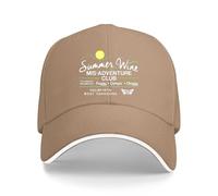 kawyvsjop Last The Summer Wine Inspired Baseball Cap Classic Dad Trucker Hat Natural
