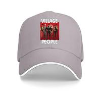 kawyvsjop Village People, Retro, 1970's, Disco, Funk, LGBT, Dance, Baseball Cap Classic Dad Trucker Hat Gray