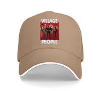 kawyvsjop Village People, Retro, 1970's, Disco, Funk, LGBT, Dance, Baseball Cap Classic Dad Trucker Hat Natural