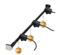 Kaxenig Adjustable Garland Hanger, Door Frame Garland Hanger, No Nails Or Screws, Removable Adjustable Tension Rod, for Wreaths, String Lights, and Other Holiday Decorations