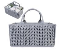 Kaxenig Baby Diaper Caddy Organizer, Portable Diaper Caddy Basket, Diaper Caddy Baby Essen-tials For Newborns, Baby Shower Basket For Store Diapers, Wipes, Lotion, Toys