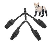 Kaxenig Dog Suspender Boots | Dog Paw Protector | Adjustable Dog Pants | Dog Paw Protector With Auxiliary Strap, Protects From Winter, Cold For Small And Medium Dogs
