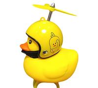 Kaxenig Duck Bell, Rubber Duck Bell And Headlight Light,Squeeze Duck Horns And Light Decor For Motorcycle, Accessories