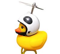 Kaxenig Duck Bell, Rubber Duck Bell And Headlight Light,Squeeze Duck Horns And Light Decor For Motorcycle, Accessories
