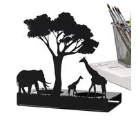 Kaxenig Elephant Candle Holder, Metal Animal Tea Light Candle Holder Tea Light Candle Stand, Giraffe Silhouette Vintage Candle Holder, For, Wedding, Dinning, Decorations