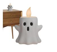 Kaxenig Halloween Ghost Decor | Ghost Candlestick Ornament - Resin Craft Ornament Halloween Figurine for Table Entryway Studies Birthday Bathroom Home Dining Bedroom Holiday Living Room