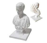 Kaxenig Julius Caesar Holder, Resin Ides Of March Pencil Holder, Julius Caesar Bust Statue Holder, Creative Desk Organizer Holder, Sculpture Desktop Organizer