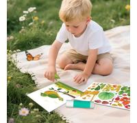 Kaxenig Leaf Art Activity Set for Kid - Handmade Nature Leaf Craft Kit for Children,Autumn Handmade Crafting Project Set for Toddler Teens Girls Boys Kid Children
