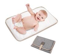 Kaxenig Portable Changing Pad | Foldable Travel Changing Mat | Baby Portable Baby Changing Mat Changing Pad with Stickers for Outings Trips Journeys Tours
