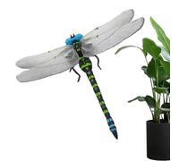 Kaxenig Realistic Dragonfly | Artificial Dragonflies Garden Decor - Educational Activities Deterring Animal Figurines for Kids Learning Garden Lawn Toddler Baby Entertainment