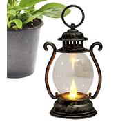 Kaxenig Retro Desk Lamp, Battery Powered LED Camping Lantern, Night Lights for Garden, Patio, Porch, Living Room, Bedroom Bedside