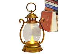 Kaxenig Small Vintage Lamp | Battery Powered LED Camping Lantern,Decorative Lights for Bedroom Living Room Tabletop Entryway Centerpiece