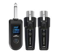 Kaxenig Wireless Microphone Adapter,Microphone Connector | 49FT Range Wireless Conversion Kit - for Home TV Speaker Stereo Audio Mixer Guitar Radio Music Streaming