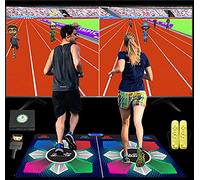 KAXIMON Dance Mat for TV, Dance Mats for Adults and Kids with HDMI Wireless Receiver, Double Interactive Dance Mat for Girls Boys Connects to TV Aged 3-12, Plug and Play, English Manual