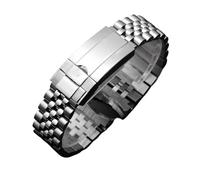KAXSFE 20mm 21mm 904 Watchband Compatible With Rolex Sub GMT Yacht Daytona Men's Strap Luxury Watch Chain Mod Parts Replacement Accessories(21mm)