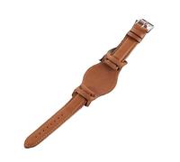 KAXSFE 20mm 22mm Cowhide Watch Strap Compatible With Fossil Bracelet Men Business Soft Calfskin Watchband Vintage Brown Band(Brown,18mm)