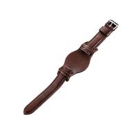KAXSFE 20mm 22mm Cowhide Watch Strap Compatible With Fossil Bracelet Men Business Soft Calfskin Watchband Vintage Brown Band(Coffee,22mm)
