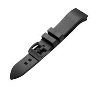 KAXSFE 21MM Silicone Rubber Watch Strap Compatible With RADO CAPTAIN COOK Diving Bracelet Black Green Blue The(Black black,19mm)