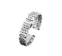 KAXSFE 316L Stainless Steel Watch Strap 18mm 19mm 20mm 22mm Butterfly Buckle Universal Watchband Accessories(Silver,18mm)