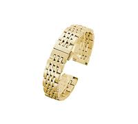 KAXSFE 316L Stainless Steel Watch Strap 18mm 19mm 20mm 22mm Butterfly Buckle Universal Watchband Accessories(Gold,18mm)
