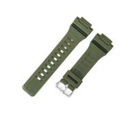 KAXSFE Compatible With Casio G-SHOCK Black Warrior AQ-S810W SGW-500H/400H/300H Watch Band(Army Green-Steel-K5)