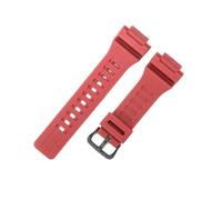 KAXSFE Compatible With Casio G-SHOCK Black Warrior AQ-S810W SGW-500H/400H/300H Watch Band(Red-Black-K5)