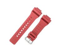 KAXSFE Compatible With Casio G-SHOCK Black Warrior AQ-S810W SGW-500H/400H/300H Watch Band(Red-Steel-K5)