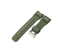 KAXSFE Compatible With Casio G-Shock Watch Band Men's Big Mud King GWG-1000 Modified Comfortable Breathable Silicone Replacement Accessories(Army green-Steel)