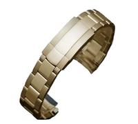 KAXSFE Compatible With Rolex Oyster Perpetual Date Metal Bracelet Watch Strap 20mm 21mm Solid Stainless Steel Watchband(Gold,20mm)