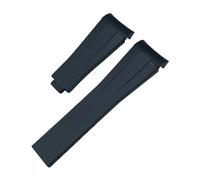 KAXSFE Compatible With Rolex20mm 21mm 22mm Black Water Ghost Rubber Strap Gmt Submariner DAYTONA Yacht-Master Explorer Silicone Watchbands(Black,21mm)