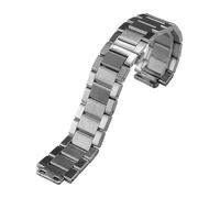 KAXSFE Convex Solid Stainless Steel Bracelet Compatible With Yubo Classic Fusion Watch Strap King Compatible With Soul Big Bang(23x17mm silver)