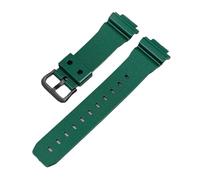KAXSFE Resin Silicone Strap Compatible With Casio G-SHOCK GA-2100 DW-5600/5000/5030 DW-6900 GW-M5610 Men Women Glossy Colorful Watch Band Bracelet(Green02)