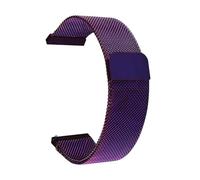 KAXSFE Stainless Steel Magnetic Mesh Strap Universal 16mm 18mm 20mm 22mm 24mm Watch Quick Release Watchbands(Purple,18mm)