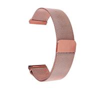 KAXSFE Stainless Steel Magnetic Mesh Strap Universal 16mm 18mm 20mm 22mm 24mm Watch Quick Release Watchbands(Rose gold,18mm)