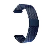 KAXSFE Stainless Steel Magnetic Mesh Strap Universal 16mm 18mm 20mm 22mm 24mm Watch Quick Release Watchbands(Blue,24mm)
