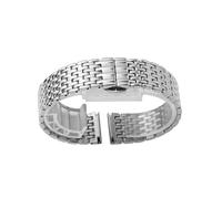 KAXSFE Thin Stainless Watch Chain Compatible With DW Compatible With Longines L4 Armani Rossini Series Men's And Women's Watchband Steel Strap 18mm 20mm(Silver,20mm)