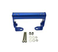 KAXSFE Universal Motorcycle Phone Holder Stand GPS Navigation Plate Bracket Compatible With Honda NC750X XL750(Blue)