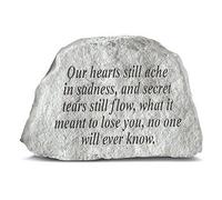 Kay Berry 78120 Our Hearts Still Ache… Memorial Garden Stone, Multicolor