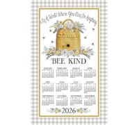 Kay Dee Designs 2026 Calendar Towel/Dishcloth (Bee Kind)