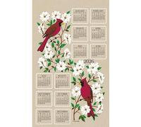 Kay Dee Designs 2026 Calendar Towel/Dishcloth (Dogwood & Cardinal)
