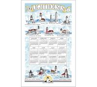 Kay Dee Designs 2027 Calendar Towel/Dishcloth LIGHTHOUSES F3574
