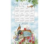 Kay Dee Designs Floral Mailbox - 2025 Calendar Towel