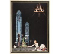 Kay Nielsen - On that island stands a church; in that church is a well; in that well swims a duck. (1914) - Canvas Print On A Wooden Frame - Perfect Picture For Wall Decoration