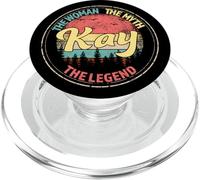 Kay The Woman The Myth The Legend Personalized Name PopSockets PopGrip for MagSafe