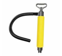Kayak Bilge Pump Manual Water Removal Handheld Pump Side Outlet Hose Canoe Boat Handle Eva Build Suitable for Long Paddles Guided Weekend Boating onboard Storage, Orange, Standard