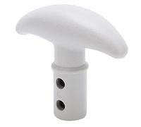 Kayak Boat Paddle Handle, PVC Surfboard Dinghy Paddle T Shaped Canoe Handle Grip End Parts Accessories for Inflatable Boat Surfboard (Grey)