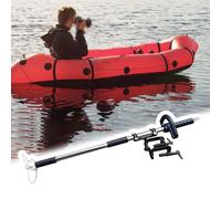 Kayak Canoe Drill Propeller Kit - 39"/49" Aluminum Trolling Motor with Clamp & Bracket, Emergency Paddle Propeller for Enhanced Performance & Stability